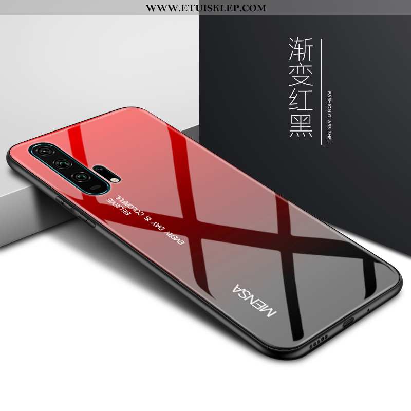 Etui Honor 20 Pro Silikonowe Futerał Anti-fall Trendy Czerwony Szkło Telefon Komórkowy Sklep