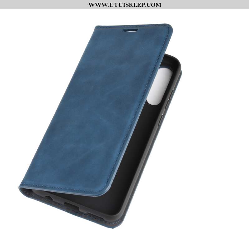 Etui Huawei Y6p Ochraniacz Futerał Niebieski Karta Telefon Komórkowy Klapa Online