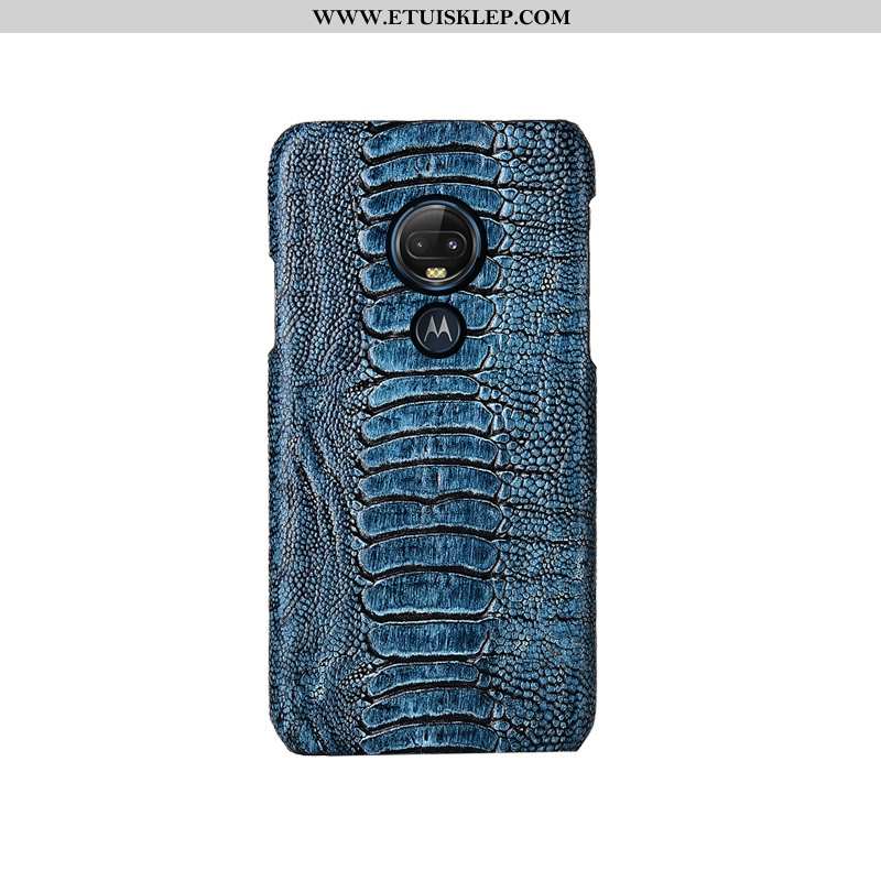 Etui Moto G7 Plus Kreatywne Dostosowane Telefon Komórkowy Ochraniacz Luksusowy Futerał Niebieski Ofe