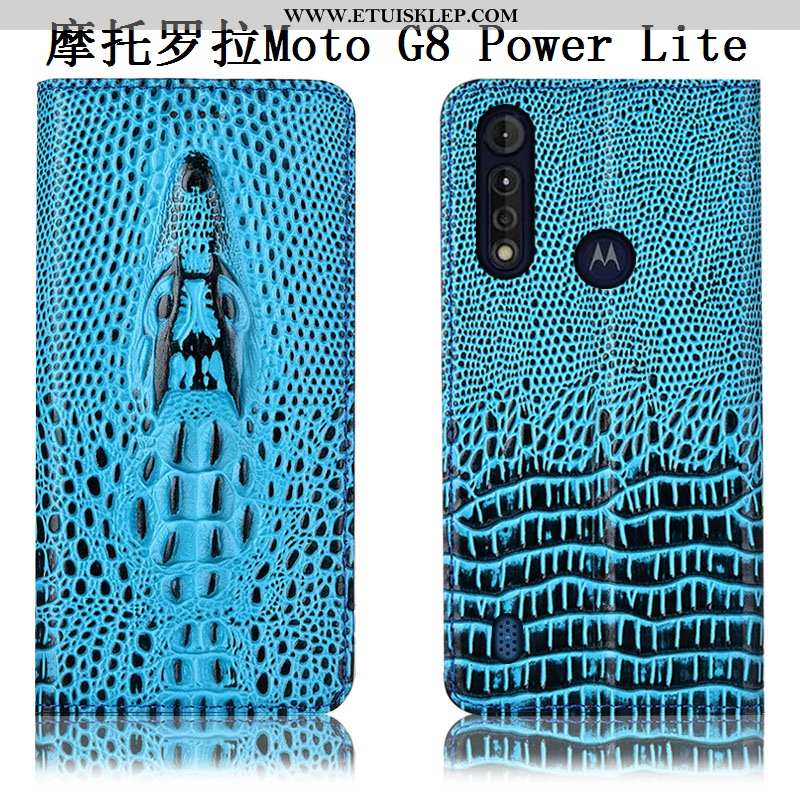 Etui Moto G8 Power Lite Ochraniacz Telefon Komórkowy Obudowa Anti-fall Niebieski Futerał Oferta