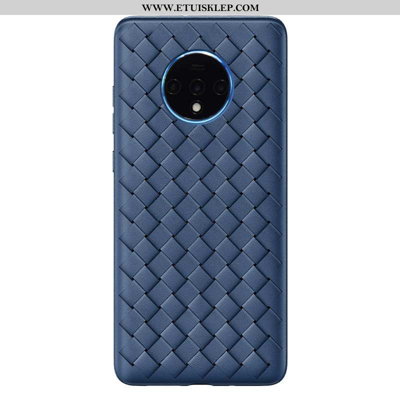 Etui Oneplus 7t Super Niebieski Trendy Telefon Komórkowy Miękki Oddychające Futerał Tanie