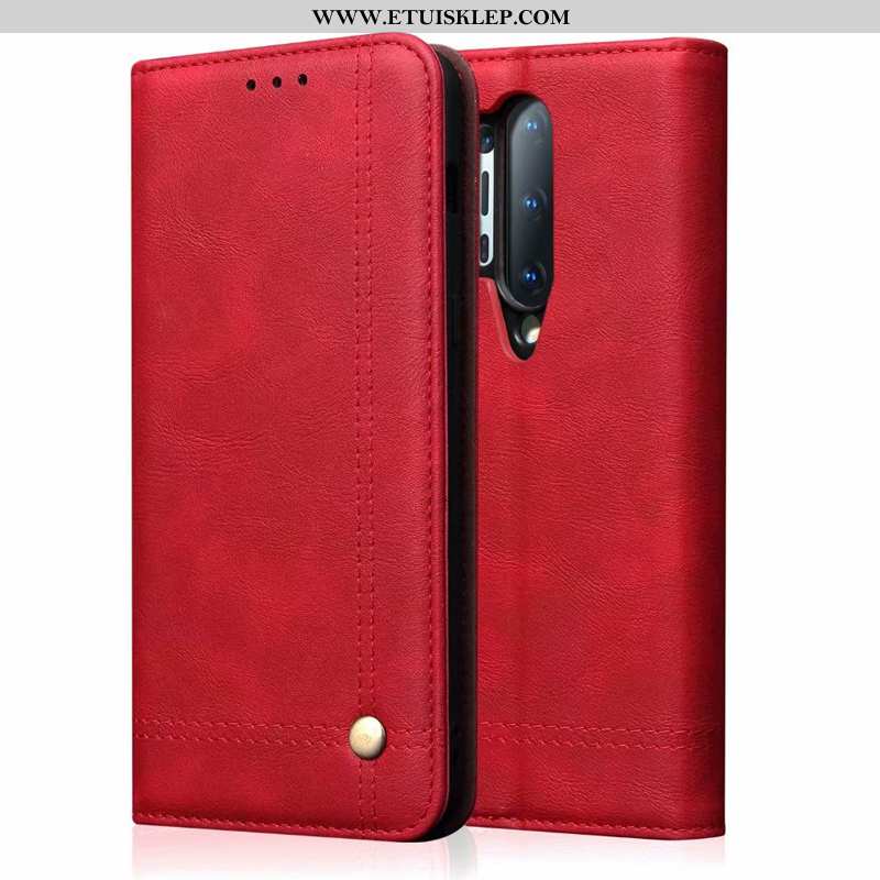 Etui Oneplus 8 Pro Luksusowy Futerał Ochraniacz Telefon Komórkowy All Inclusive Czerwony Anti-fall K