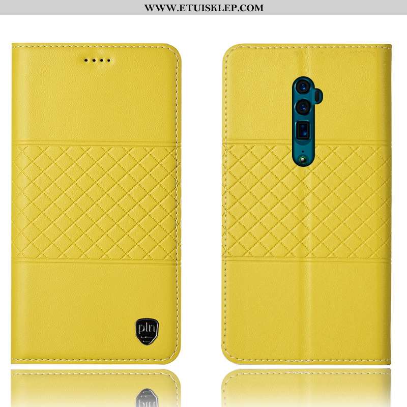 Etui Oppo Reno 10x Zoom Ochraniacz Telefon Komórkowy All Inclusive Anti-fall Żółty Futerał Tanie