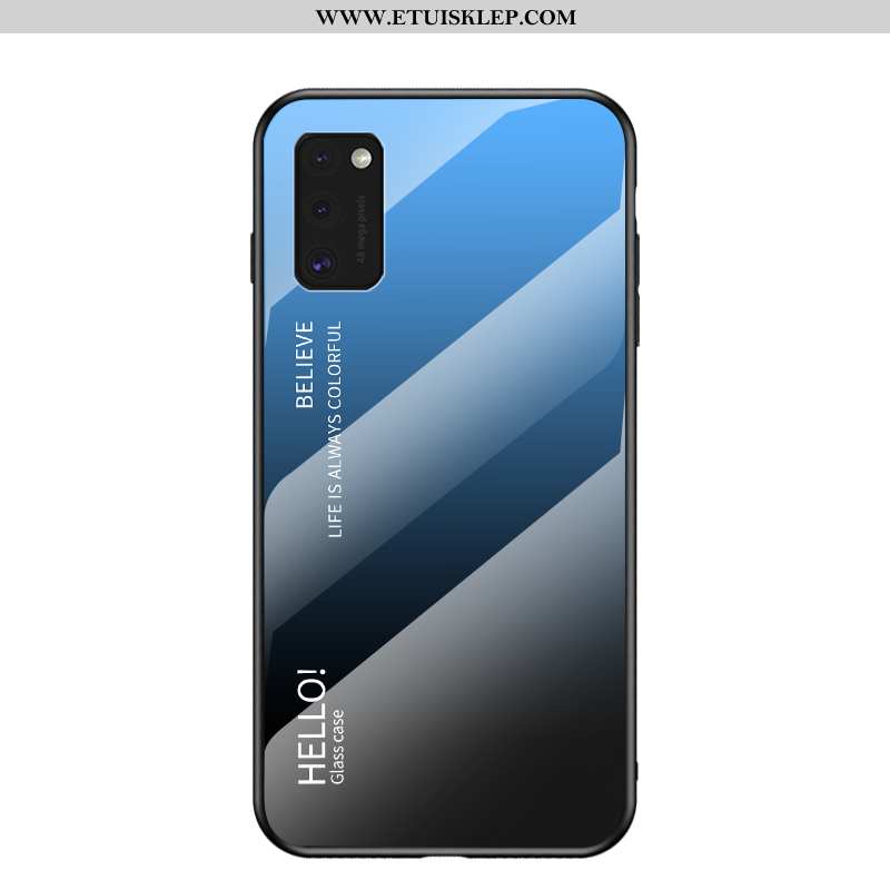 Etui Samsung Galaxy A41 Szkło Niebieski Ochraniacz Gradient Czerwony Netto Kolor Sklep