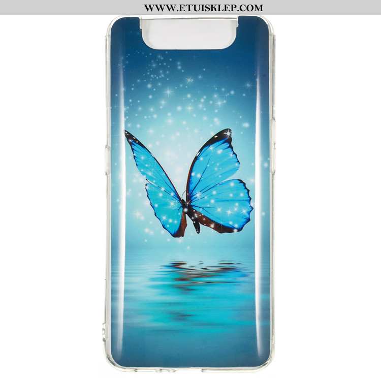 Etui Samsung Galaxy A80 Wiszące Ozdoby Telefon Komórkowy Futerał Gwiazda Świecące Niebieski Na Sprze