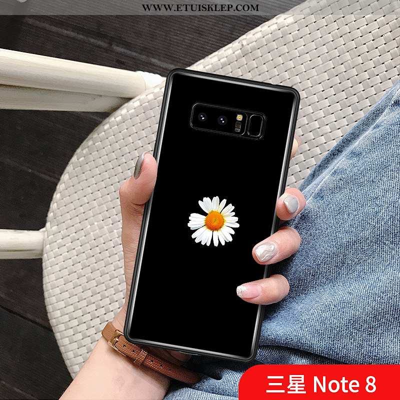 Etui Samsung Galaxy Note 8 Ochraniacz Telefon Komórkowy Futerał Czarny Stokrotka Nowy Chiński Styl O