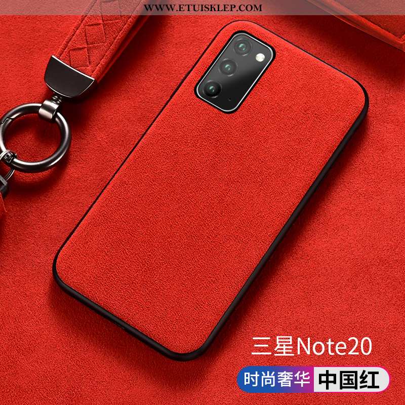 Etui Samsung Galaxy Note20 Luksusowy Telefon Komórkowy Gwiazda Czerwony All Inclusive Ochraniacz Ant