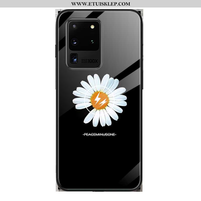 Etui Samsung Galaxy S20 Ultra Szkło Stokrotka All Inclusive Ochraniacz Kreatywne Czarny Kup