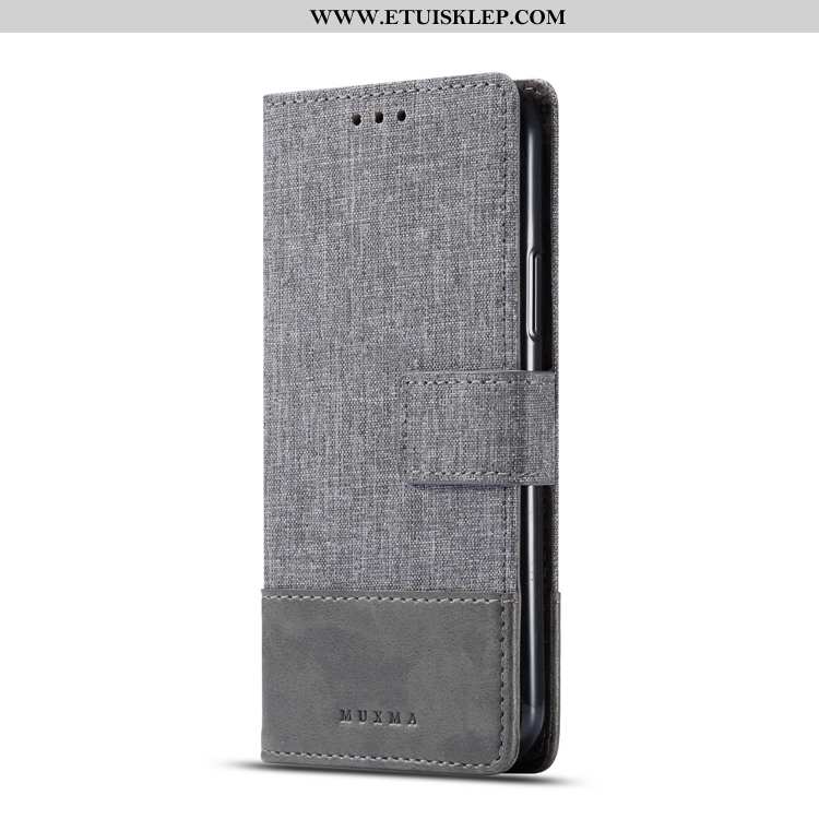 Etui Sony Xperia Xa2 Ultra Miękki Skórzane Szary Karta Telefon Komórkowy Pokrowce Sklep