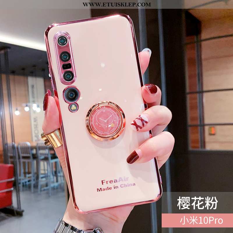Etui Xiaomi Mi 10 Pro Miękki Różowe Mały Ring Czerwony Netto Futerał All Inclusive Tanie