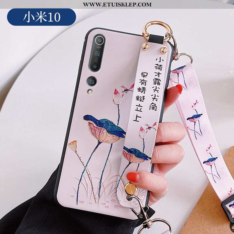 Etui Xiaomi Mi 10 Super Kreatywne Relief All Inclusive Mały Różowe Osobowość Sklep