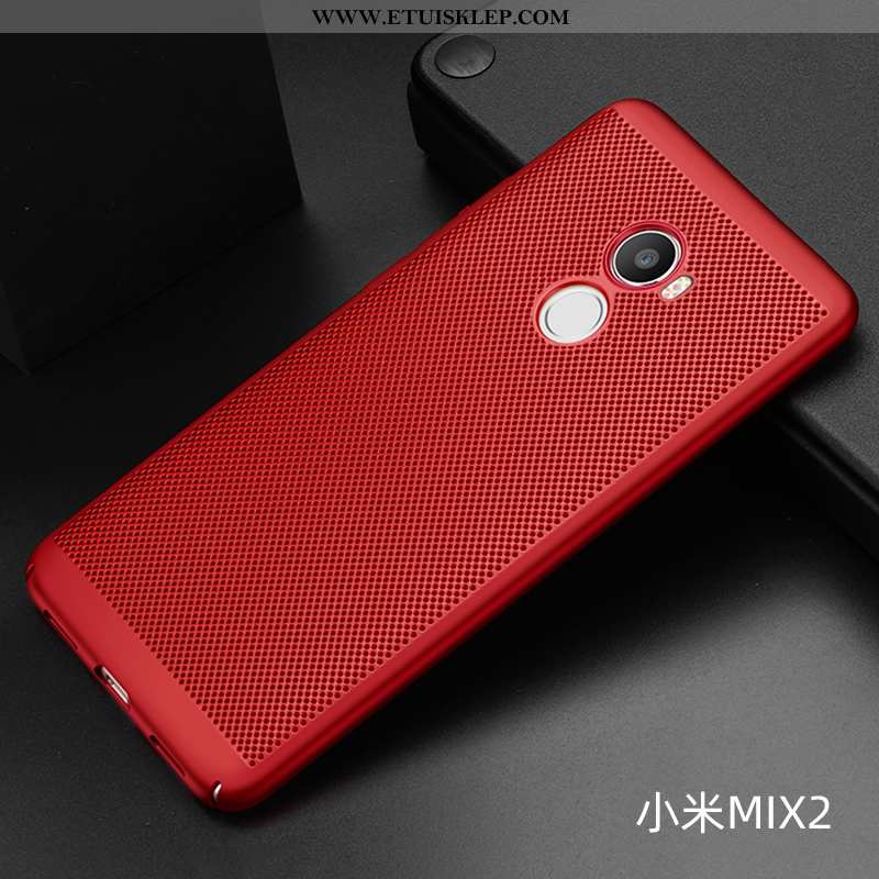 Etui Xiaomi Mi Mix 2 Ochraniacz Czerwony Netto Futerał Telefon Komórkowy Oddychające Czerwony Koronk