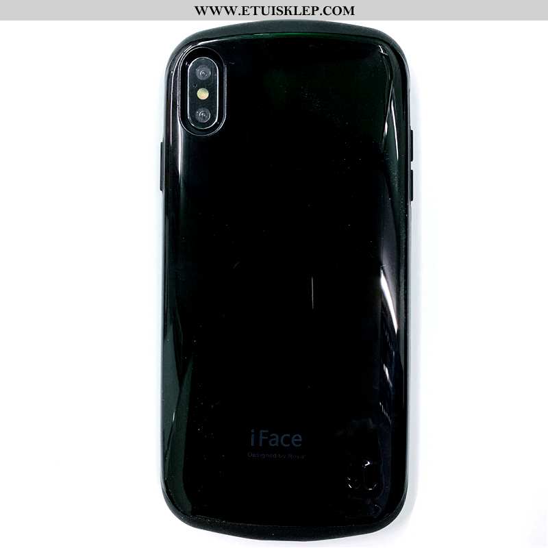 Etui iPhone Xs Max Anti-fall Kolor Cukierków Czarny Telefon Komórkowy All Inclusive Futerał Dyskont