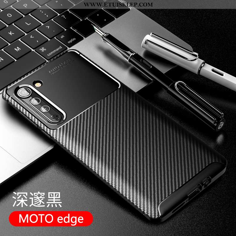 Futerał Motorola Edge Nubuku Etui Biznes All Inclusive Telefon Komórkowy Czarny Silikonowe Tanie