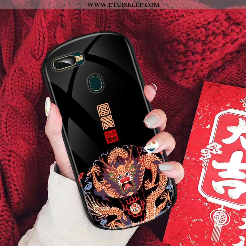 Futerał Oppo Ax7 Kreatywne Okrągła Telefon Komórkowy Chiński Styl Szkło Pałac Osobowość Sklep