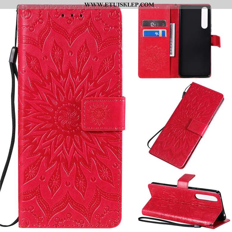 Futerał Sony Xperia 1 Ii Kreatywne Telefon Komórkowy Czerwony Klapa Skórzane Etui Ochraniacz Online