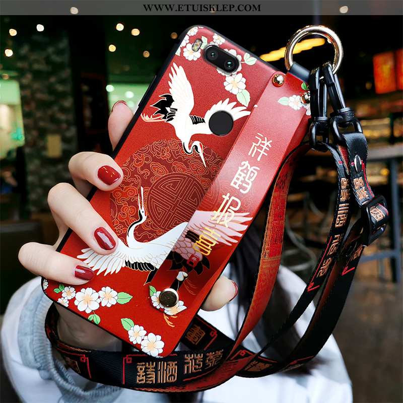 Futerał Xiaomi Mi A1 Silikonowe Wiszące Ozdoby Chiński Styl Anti-fall Czerwony Netto Osobowość Tanie
