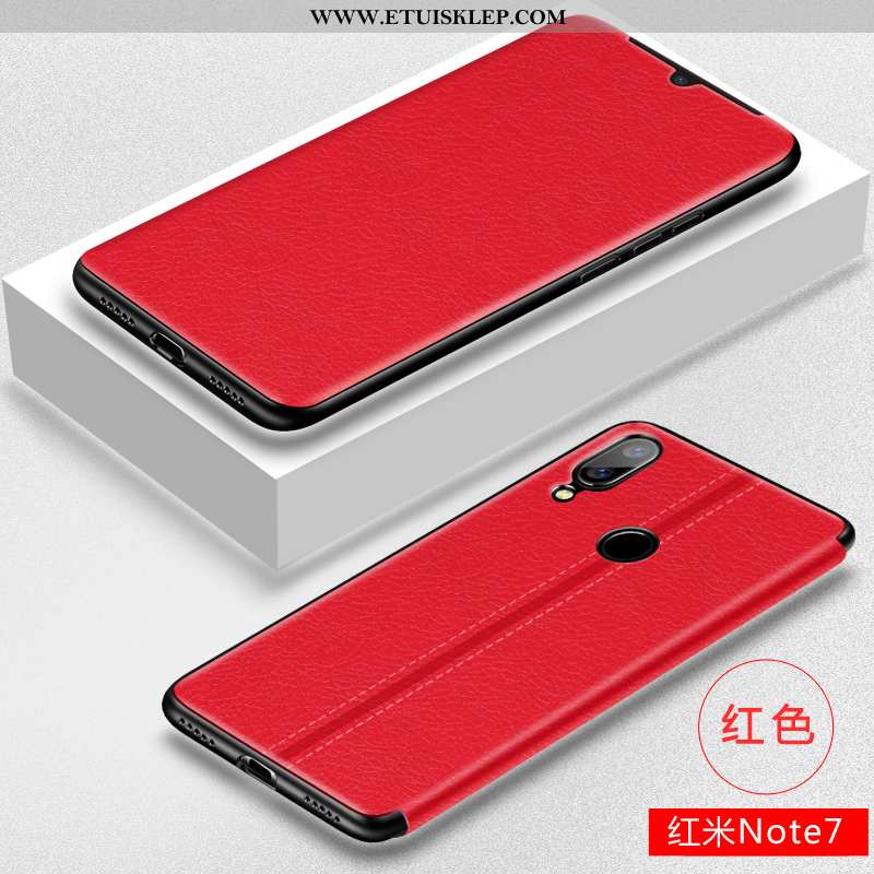 Futerał Xiaomi Redmi Note 7 Osobowość Trendy Nowy Miękki Czerwony All Inclusive Klapa Sprzedam
