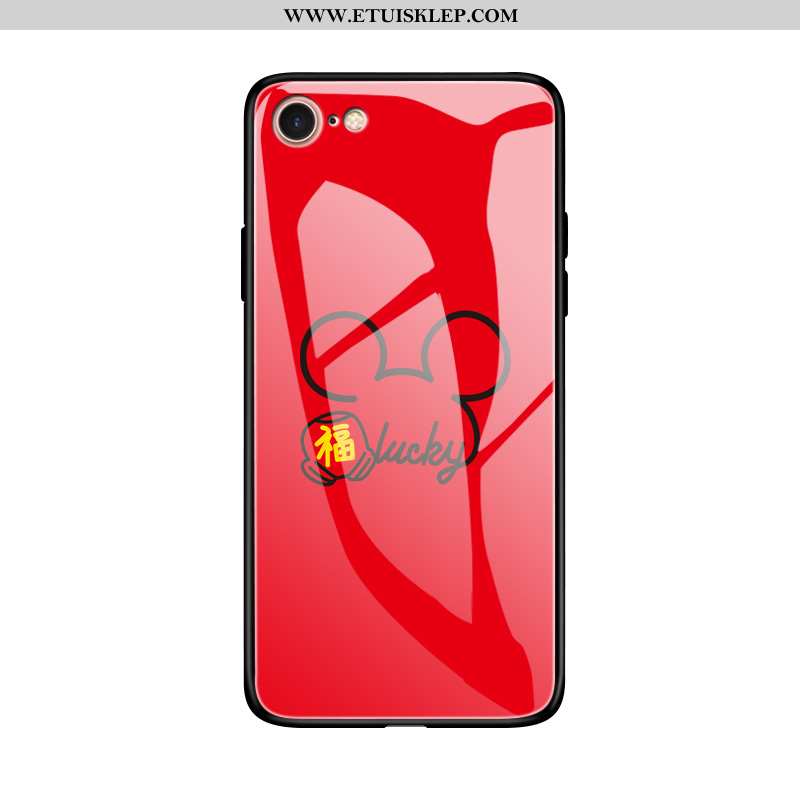 Futerał iPhone 8 Szkło Ochraniacz Miękki Czerwony Telefon Komórkowy Zakochani Kupię