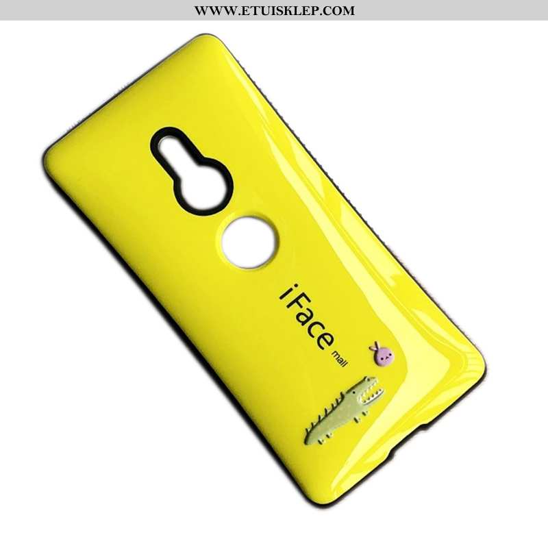 Obudowa Sony Xperia Xz2 Ochraniacz All Inclusive Żółty Futerał Anti-fall Etui Telefon Komórkowy Skle