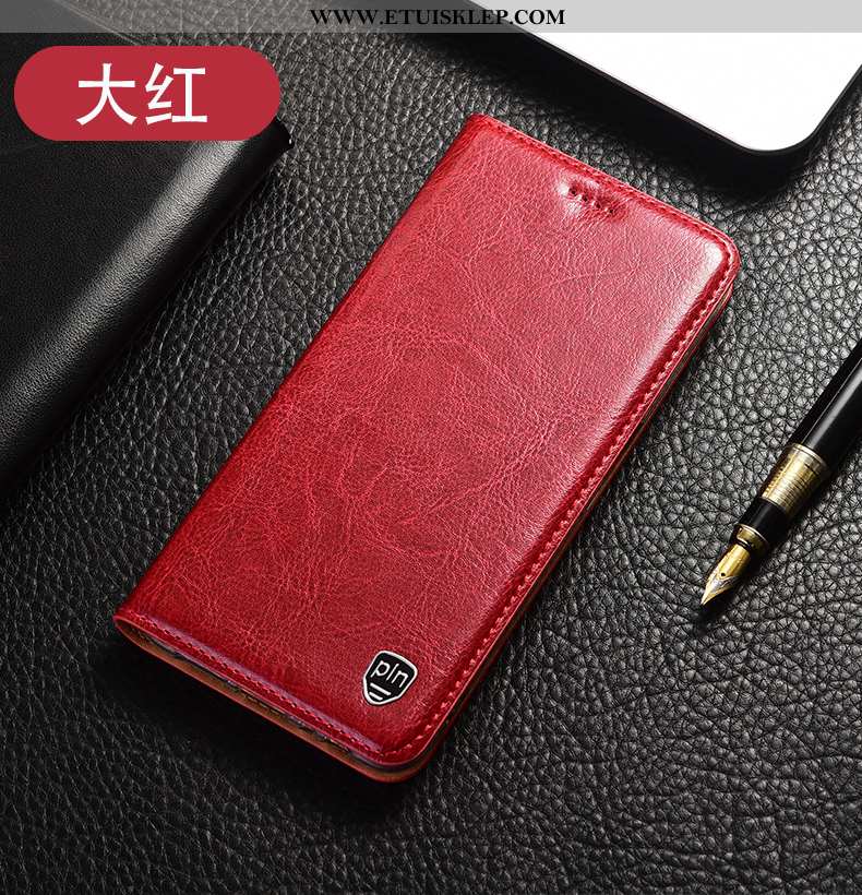 Obudowa Xiaomi Mi 10 Lite Wzór Telefon Komórkowy All Inclusive Młodzież Skórzane Etui Czerwony Dysko
