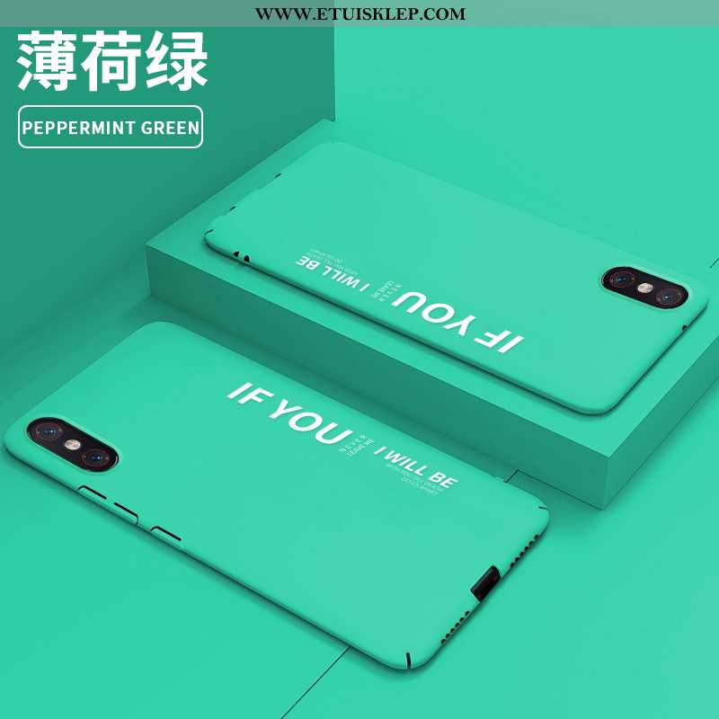Obudowa Xiaomi Mi 8 Pro Nubuku Anti-fall Etui Trudno Futerał Zielony Wzór Na Sprzedaż