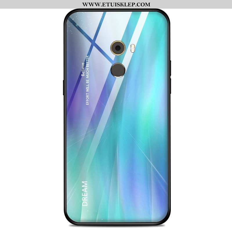 Obudowa Xiaomi Mi Mix 2 Szkło Trudno Niebieski Proste Futerał Telefon Komórkowy Silikonowe Tanie