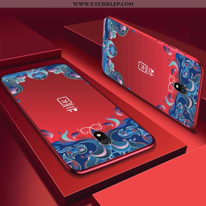 Obudowa Xiaomi Redmi 8a Nubuku Czerwony Telefon Komórkowy Futerał Trudno Na Sprzedaż