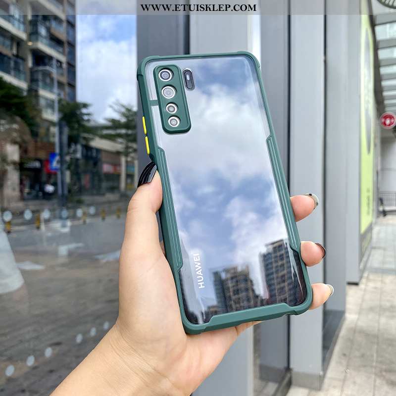 Pokrowce Huawei P40 Lite 5g Osobowość Anti-fall Zielony Proste All Inclusive Futerał Telefon Komórko