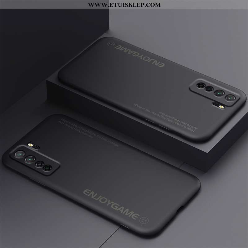 Pokrowce Huawei P40 Lite 5g Silikonowe Anti-fall Proste Czarny All Inclusive Telefon Komórkowy Etui 