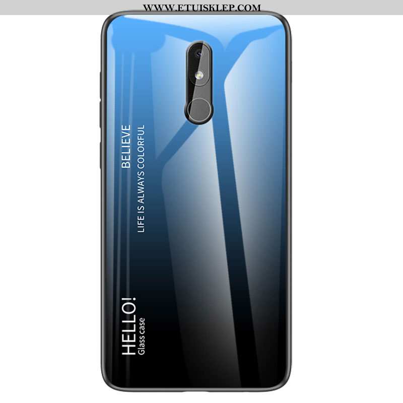 Pokrowce Nokia 3.2 Ochraniacz Telefon Komórkowy Anti-fall Gradient Osobowość Niebieski Proste Oferta