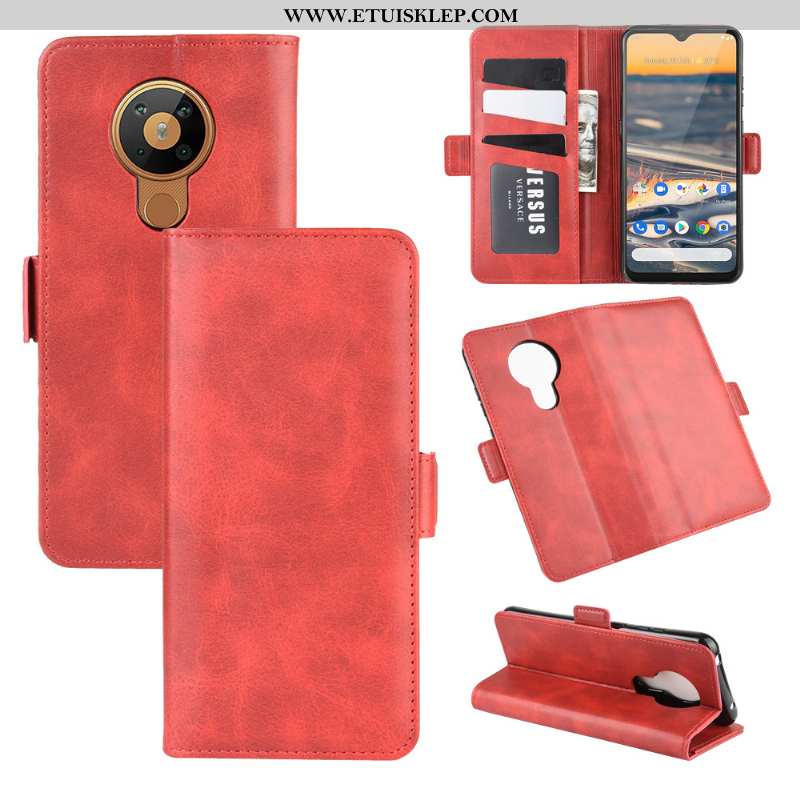 Pokrowce Nokia 5.3 Ochraniacz Czerwony Etui Futerał Telefon Komórkowy Klamra Karta Kup