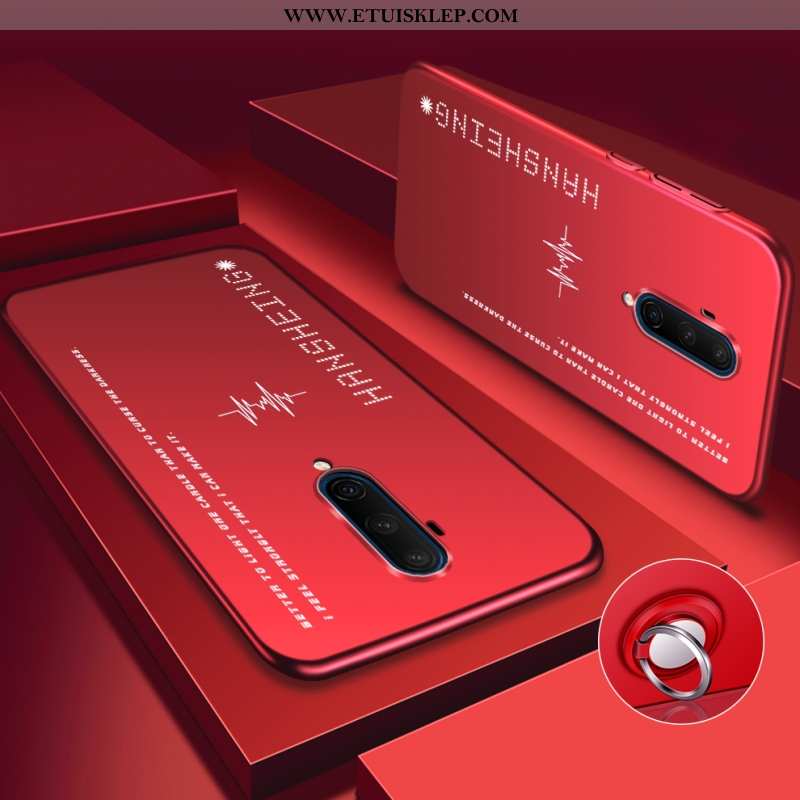 Pokrowce Oneplus 7t Pro Kreatywne Telefon Komórkowy Cienkie Czerwony Super Trudno Dostosowane Oferta