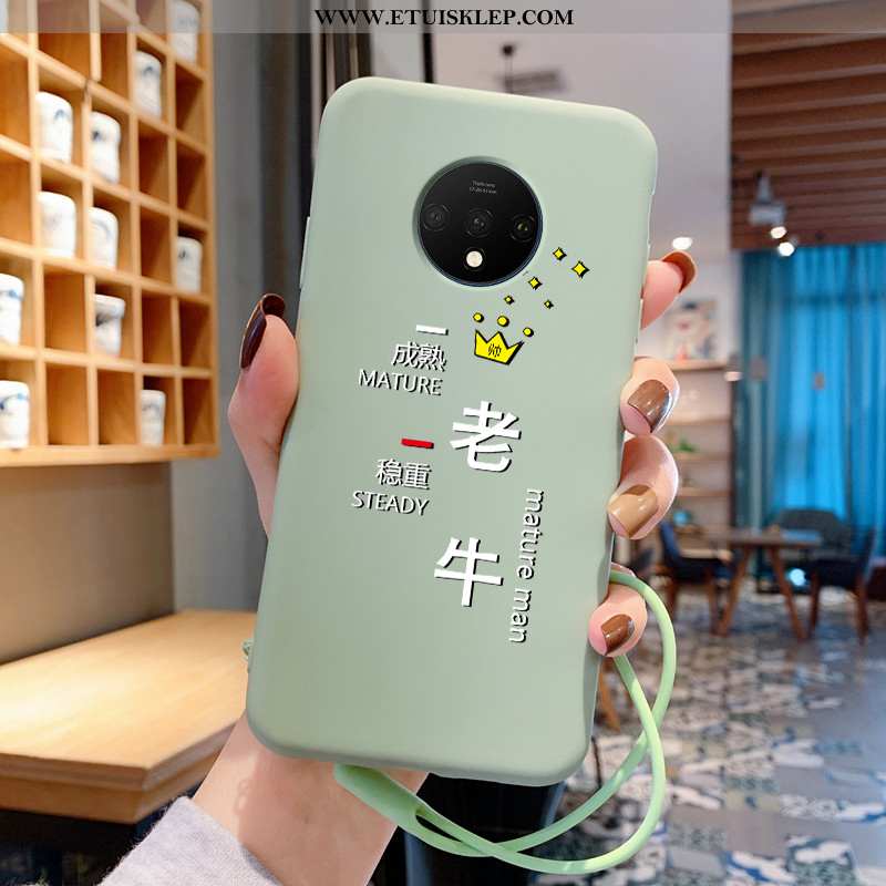 Pokrowce Oneplus 7t Super Zakochani Telefon Komórkowy Kreskówka Silikonowe Futerał Zielony Kupię