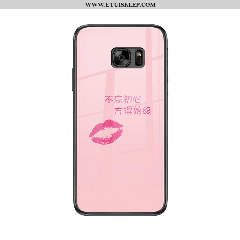 Pokrowce Samsung Galaxy S7 Szkło Telefon Komórkowy Różowe Silikonowe Etui Gwiazda Nowy Kup