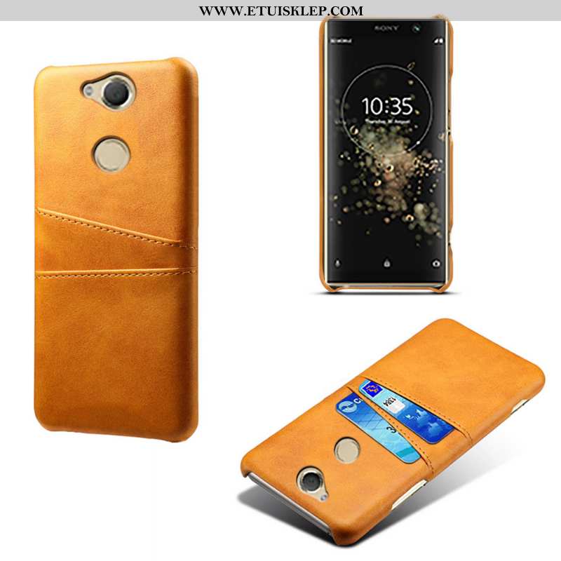 Pokrowce Sony Xperia Xa2 Plus Skóra Telefon Komórkowy Żółty Jakość Karta Futerał Etui Kup
