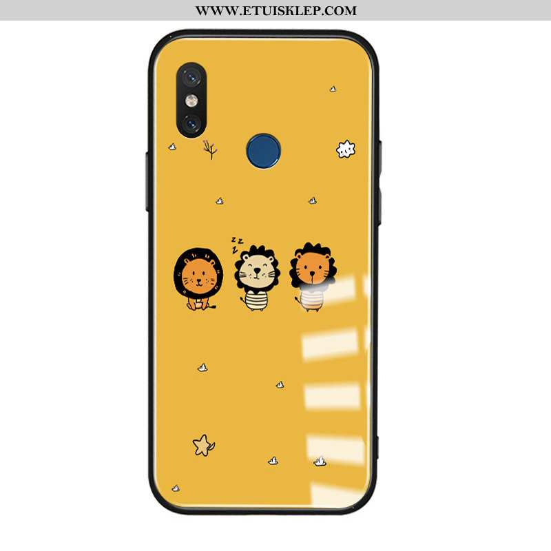Pokrowce Xiaomi Mi 8 Kreatywne Ochraniacz Silikonowe Piękny Lew Anti-fall Żółty Kup