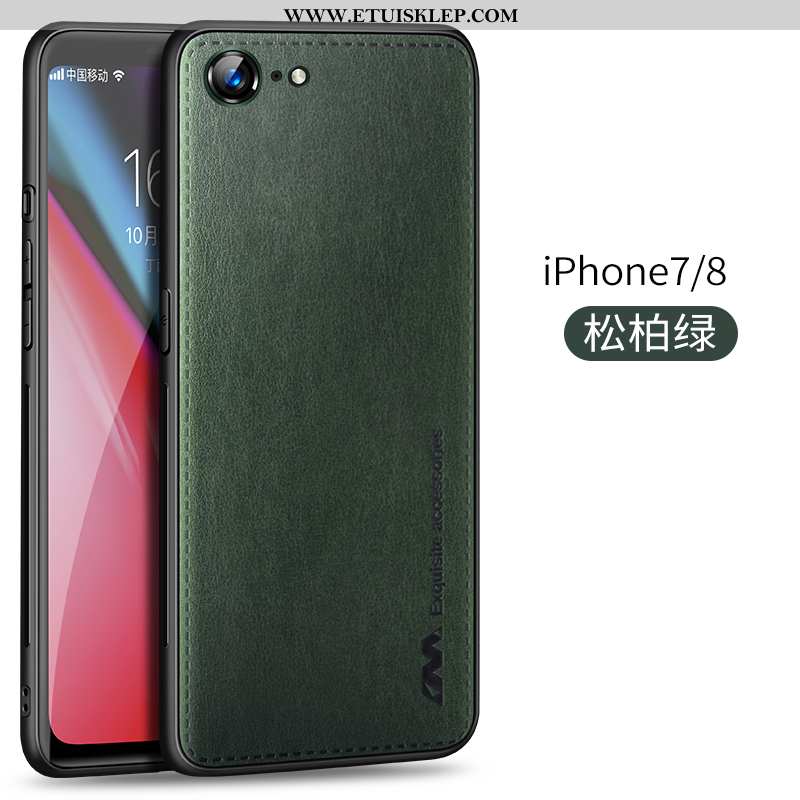 Pokrowce iPhone 7 Skóra Osobowość Niewidoczny Super Etui Telefon Komórkowy Zielony Oferta