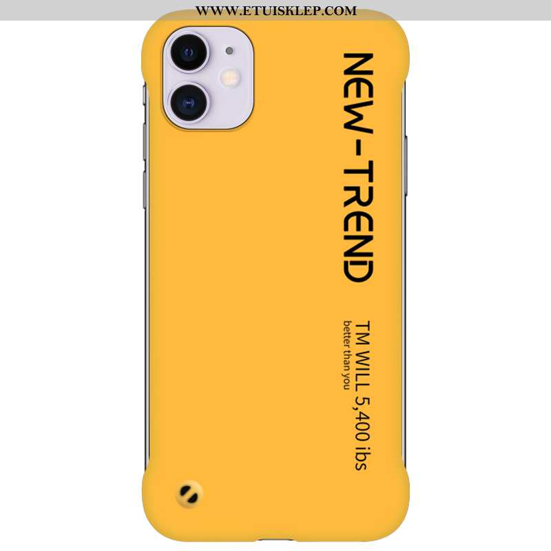 Pokrowce iPhone 12 Osobowość Żółty Ochraniacz Futerał Cienkie Etui Trudno Kup