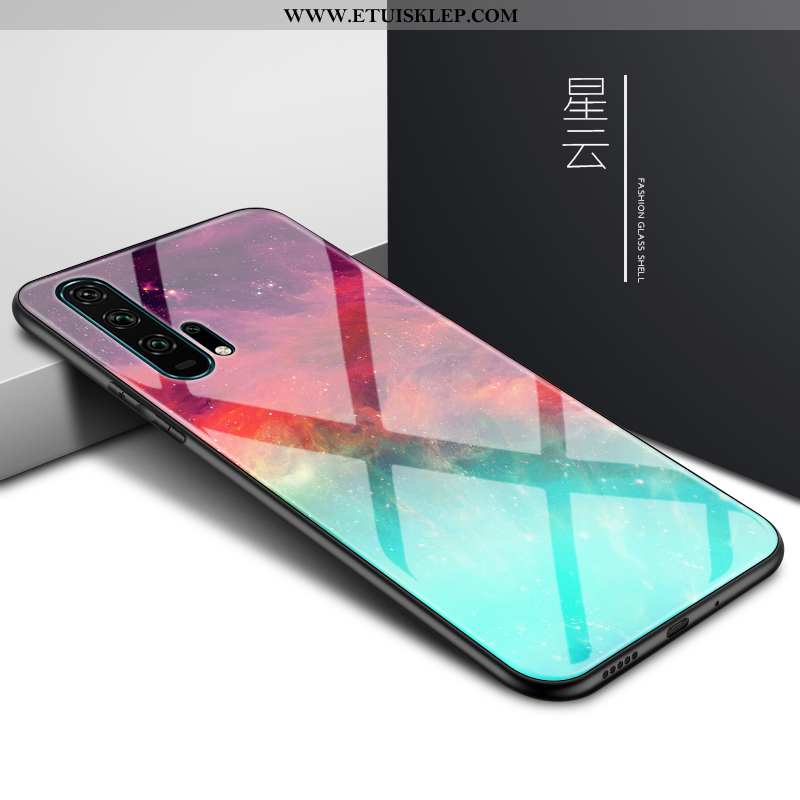 Etui Honor 20 Pro Silikonowe Futerał Anti-fall Trendy Czerwony Szkło Telefon Komórkowy Sklep