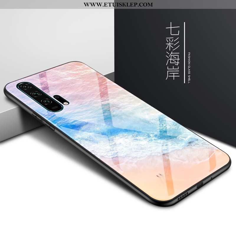 Etui Honor 20 Pro Silikonowe Futerał Anti-fall Trendy Czerwony Szkło Telefon Komórkowy Sklep