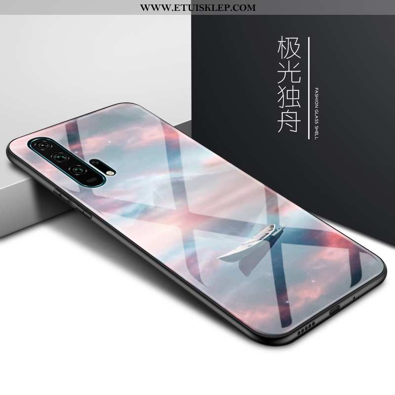 Etui Honor 20 Pro Silikonowe Futerał Anti-fall Trendy Czerwony Szkło Telefon Komórkowy Sklep