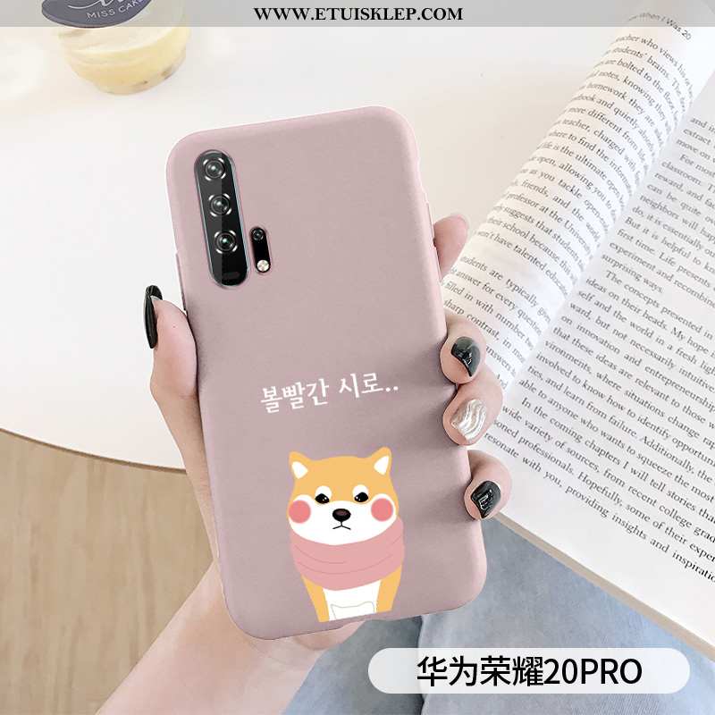 Etui Honor 20 Pro Trendy Anti-fall Zakochani Silikonowe Ochraniacz Miękki Różowe Tanie