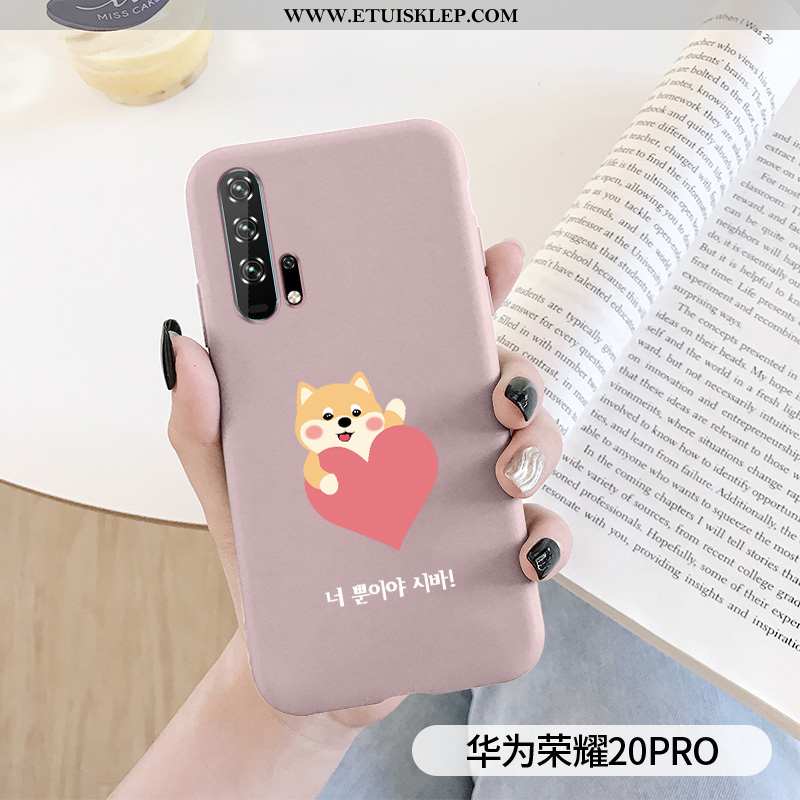 Etui Honor 20 Pro Trendy Anti-fall Zakochani Silikonowe Ochraniacz Miękki Różowe Tanie