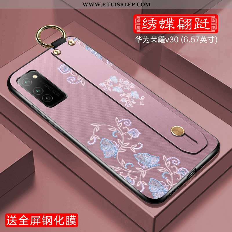 Etui Honor View30 Ochraniacz Cienkie Chiński Styl Anti-fall Różowe All Inclusive Sklep