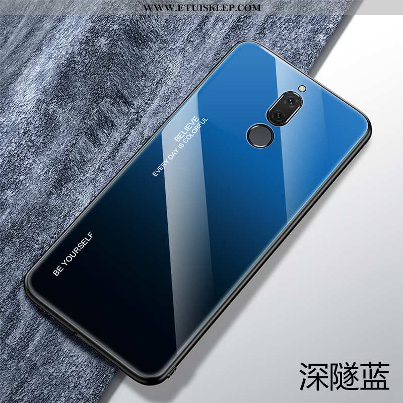 Etui Huawei Mate 10 Lite Szkło Niebieski Futerał Anti-fall Cienkie Super Dyskont