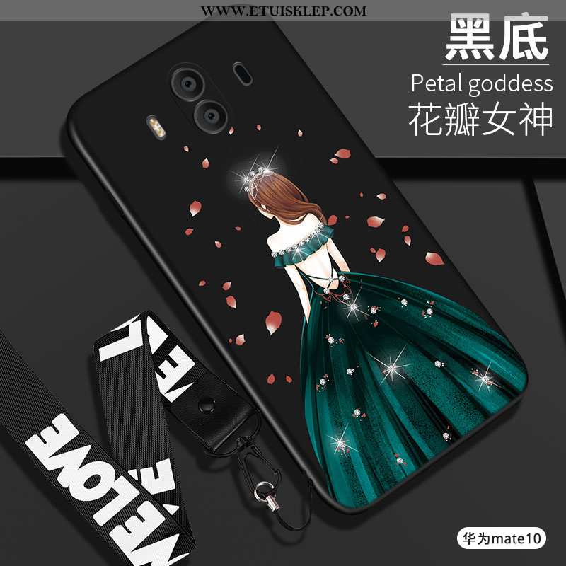 Etui Huawei Mate 10 Silikonowe Futerał Telefon Komórkowy All Inclusive Miękki Czarny Dyskont
