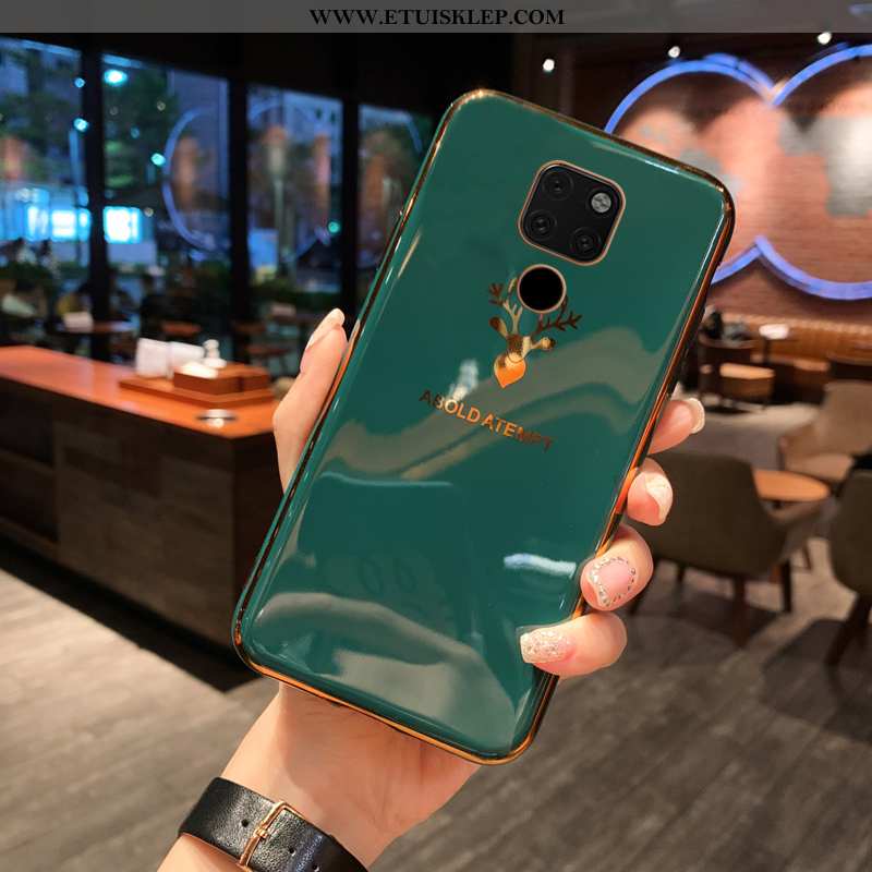 Etui Huawei Mate 20 Kreskówka Silikonowe All Inclusive Ochraniacz Niebieski Telefon Komórkowy Szkło 