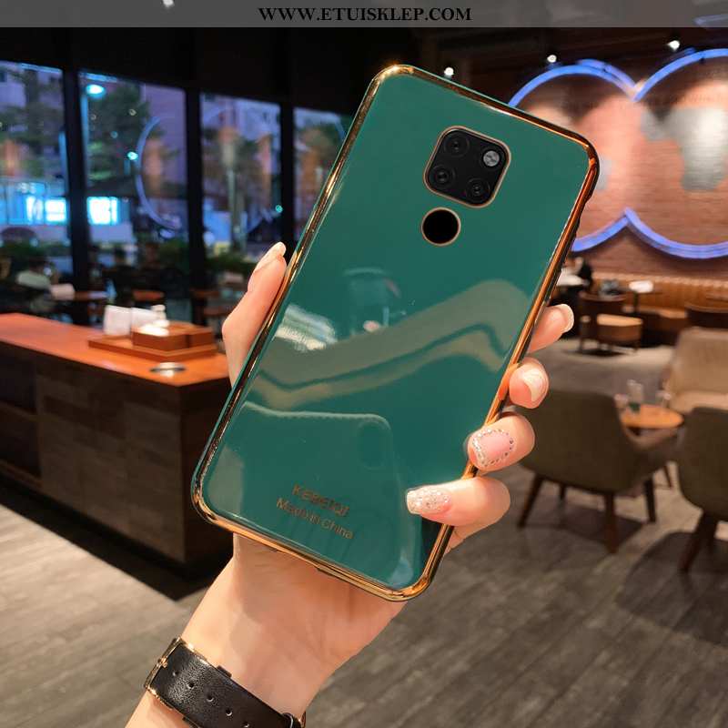Etui Huawei Mate 20 Kreskówka Silikonowe All Inclusive Ochraniacz Niebieski Telefon Komórkowy Szkło 