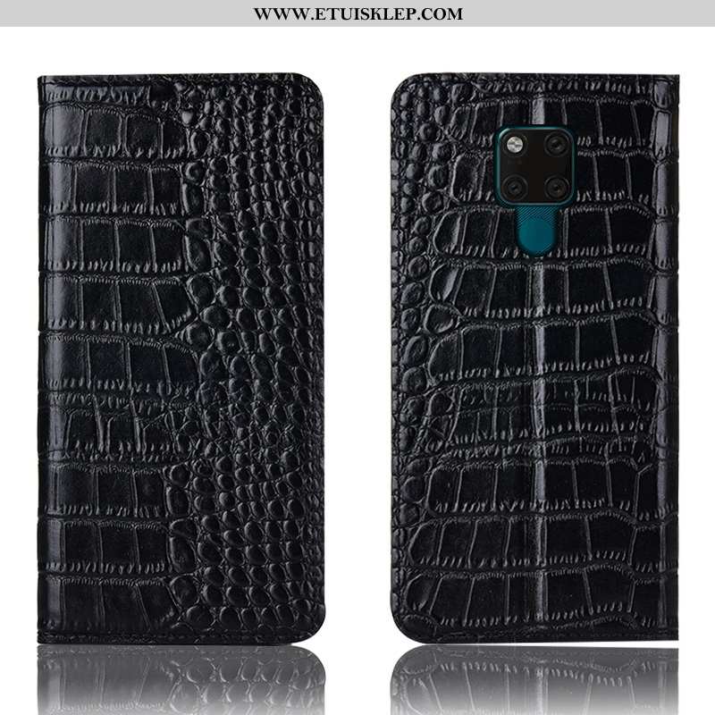 Etui Huawei Mate 20 X Prawdziwa Skóra Krokodyl Telefon Komórkowy Futerał All Inclusive Brązowy Sklep
